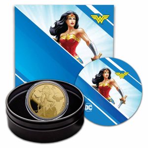 2024 1 oz Gold DC Comics Wonder Woman Gold Coin (w/ Box and COA)