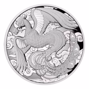 2022 2oz Australia Chinese Myths and Legends - Phoenix .9999 Silver High Relief Proof Coin