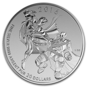 2016 Canada 1/4 oz Silver $20 Batman v Superman: Dawn of Justice