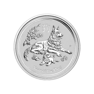 2018 1/2oz Lunar Dog Silver Coin