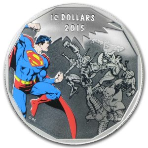 2015 Canada 1/2 oz Silver $10 DC Comics Originals: Gauntlet
