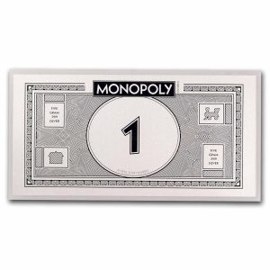 2024 Samoa 5 gram Monopoly Foil Silver Note