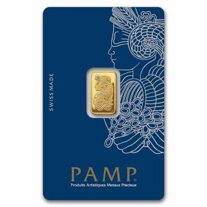 2.5 Gram Pamp Suisse Lady Fortuna Gold Bar